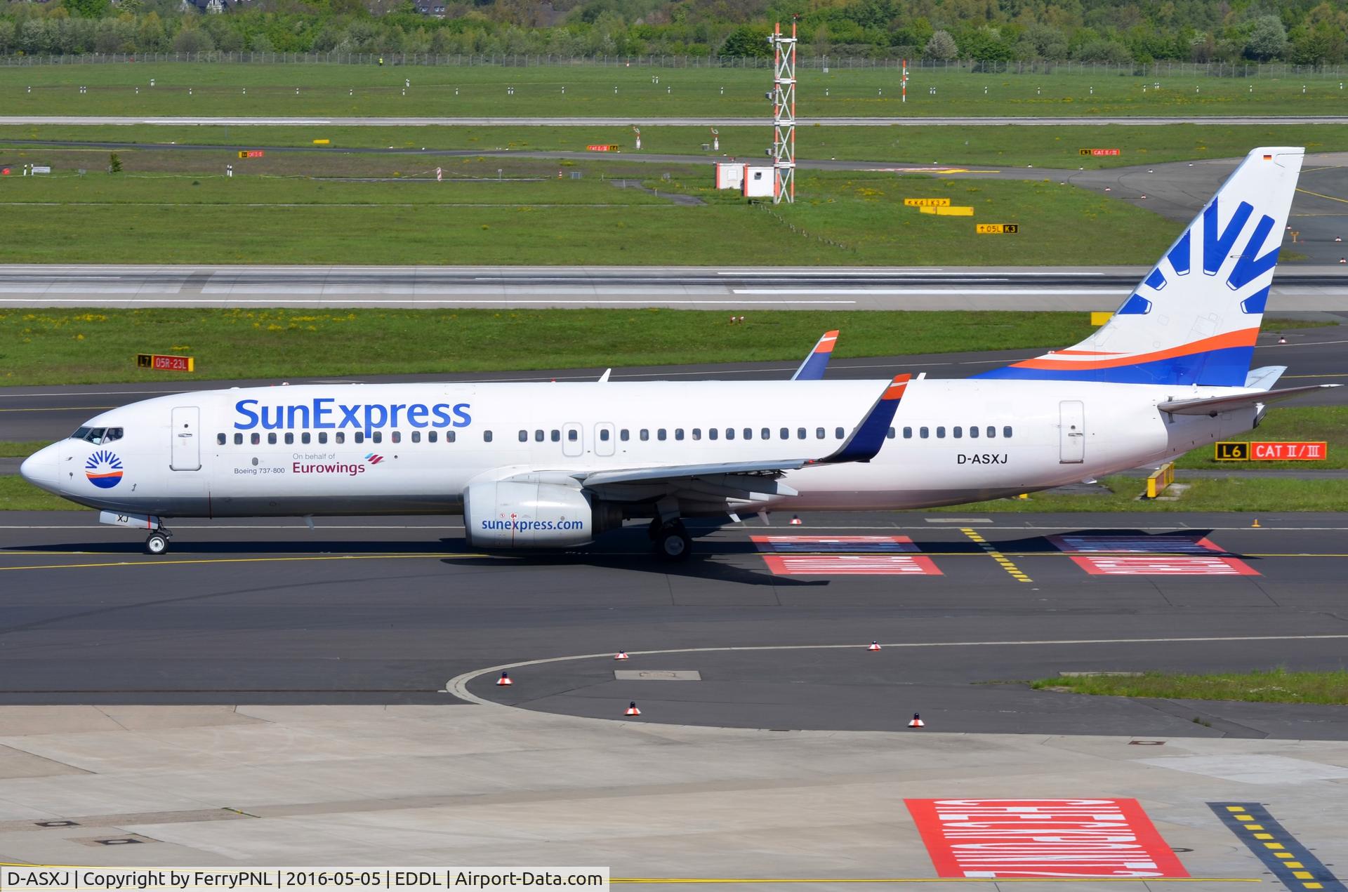 D-ASXJ, 2001 Boeing 737-86N C/N 30807, Sunexpress B738 operated for Eurowing. Ex TC-SUV and 5B-DBI