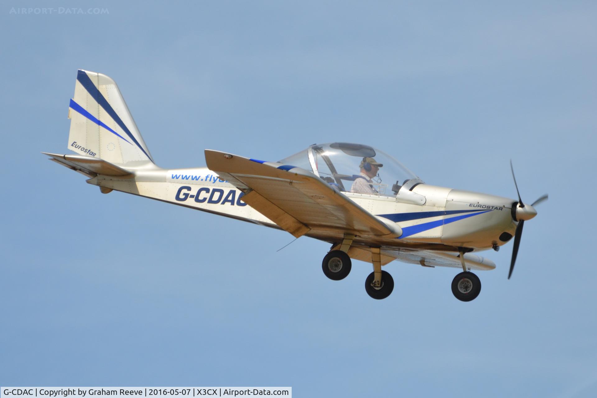 G-CDAC, 2004 Cosmik EV-97 TeamEurostar UK C/N 2116, Landing at Northrepps.