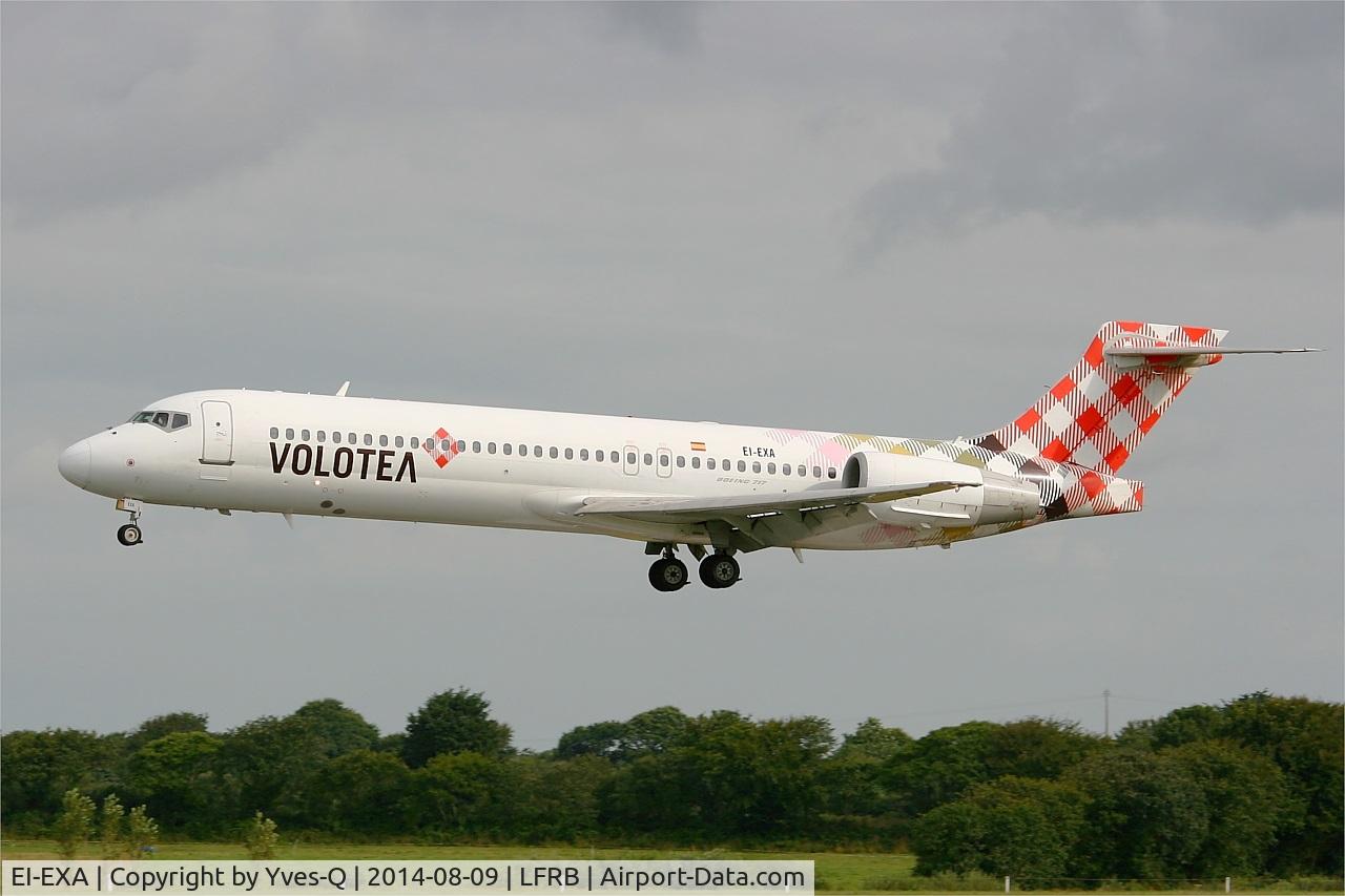 EI-EXA, 2003 Boeing 717-2BL C/N 55172, Boeing 717-2BL, On final rwy 25L, Brest-Bretagne Airport (LFRB-BES)