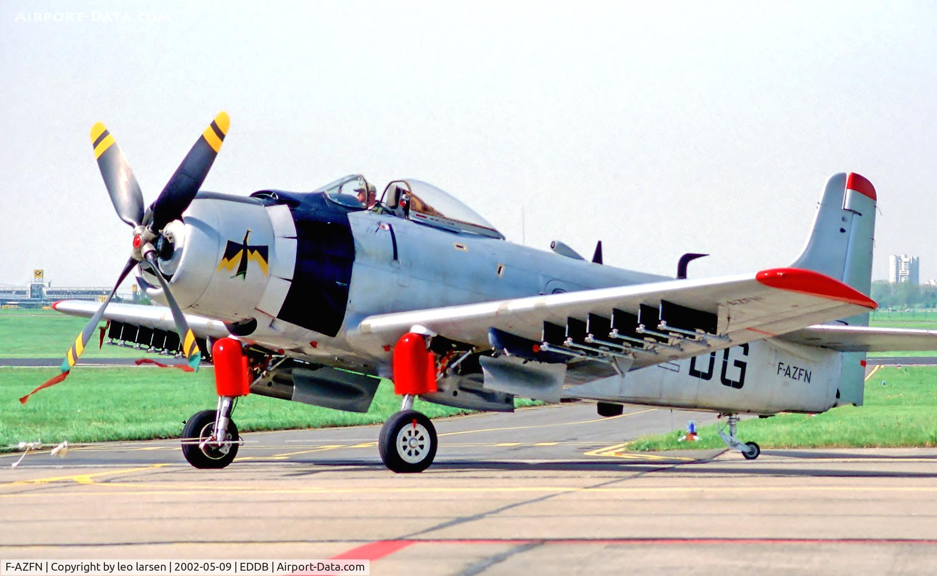 F-AZFN, Douglas AD-4N Skyraider C/N 7609, Berlin Air Show 9.5.02