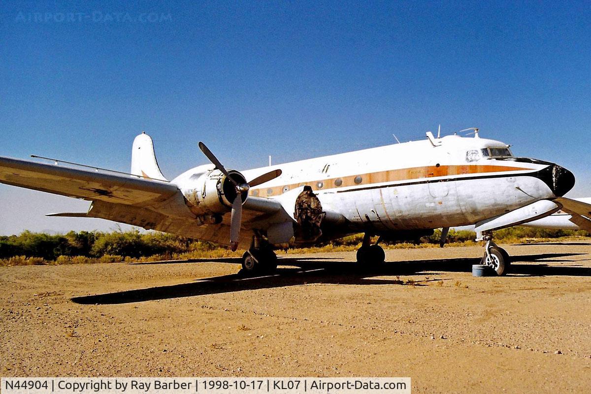 N44904, 1945 Douglas C-54Q Skymaster (DC-4) C/N 10862, Douglas C-54Q-10-DC Skymaster [10862] (Biegert Aviation) Chandler-Memorial Airfield~N 17/10/1998