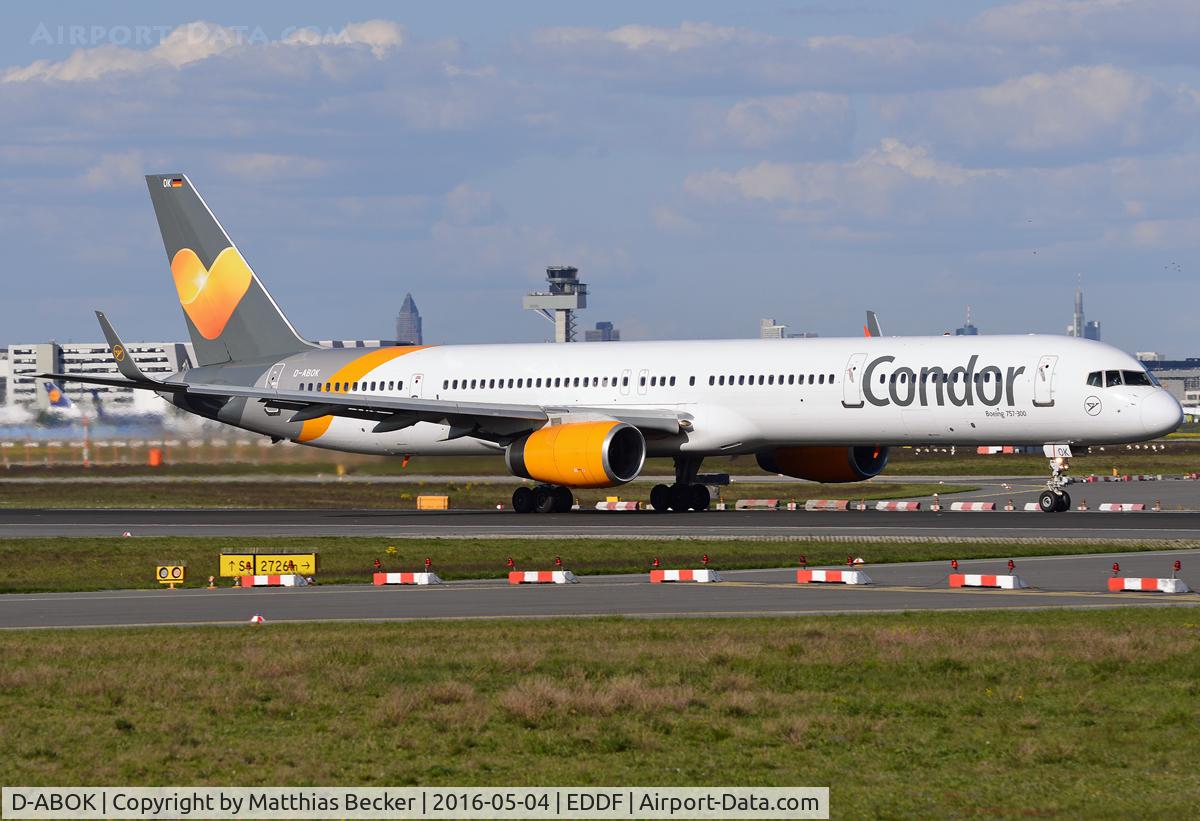 D-ABOK, 2000 Boeing 757-330 C/N 29020, D-ABOK