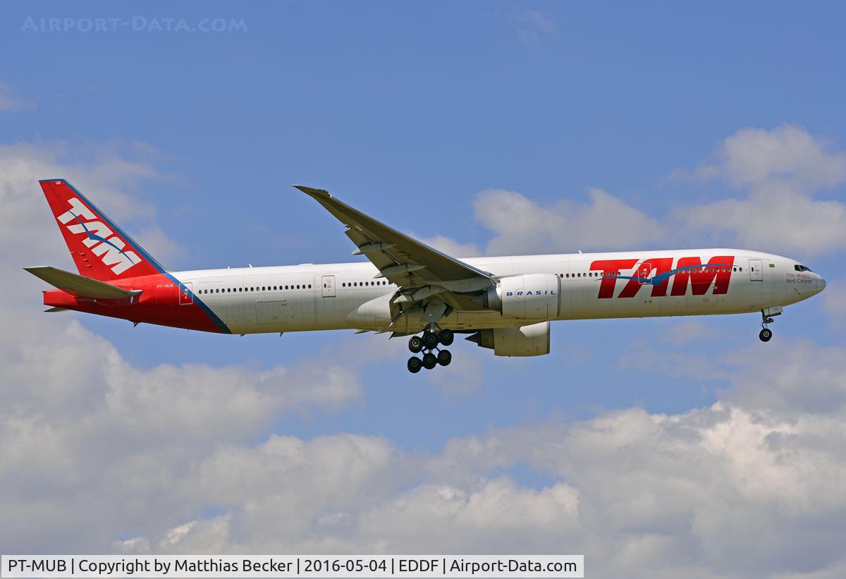 PT-MUB, 2008 Boeing 777-32W/ER C/N 37665, PT-MUB