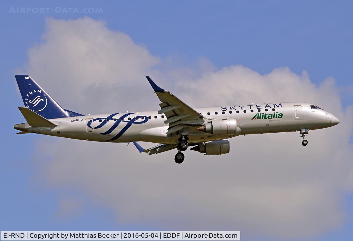 EI-RND, 2012 Embraer 190LR (ERJ-190-100LR) C/N 19000512, EI-RND