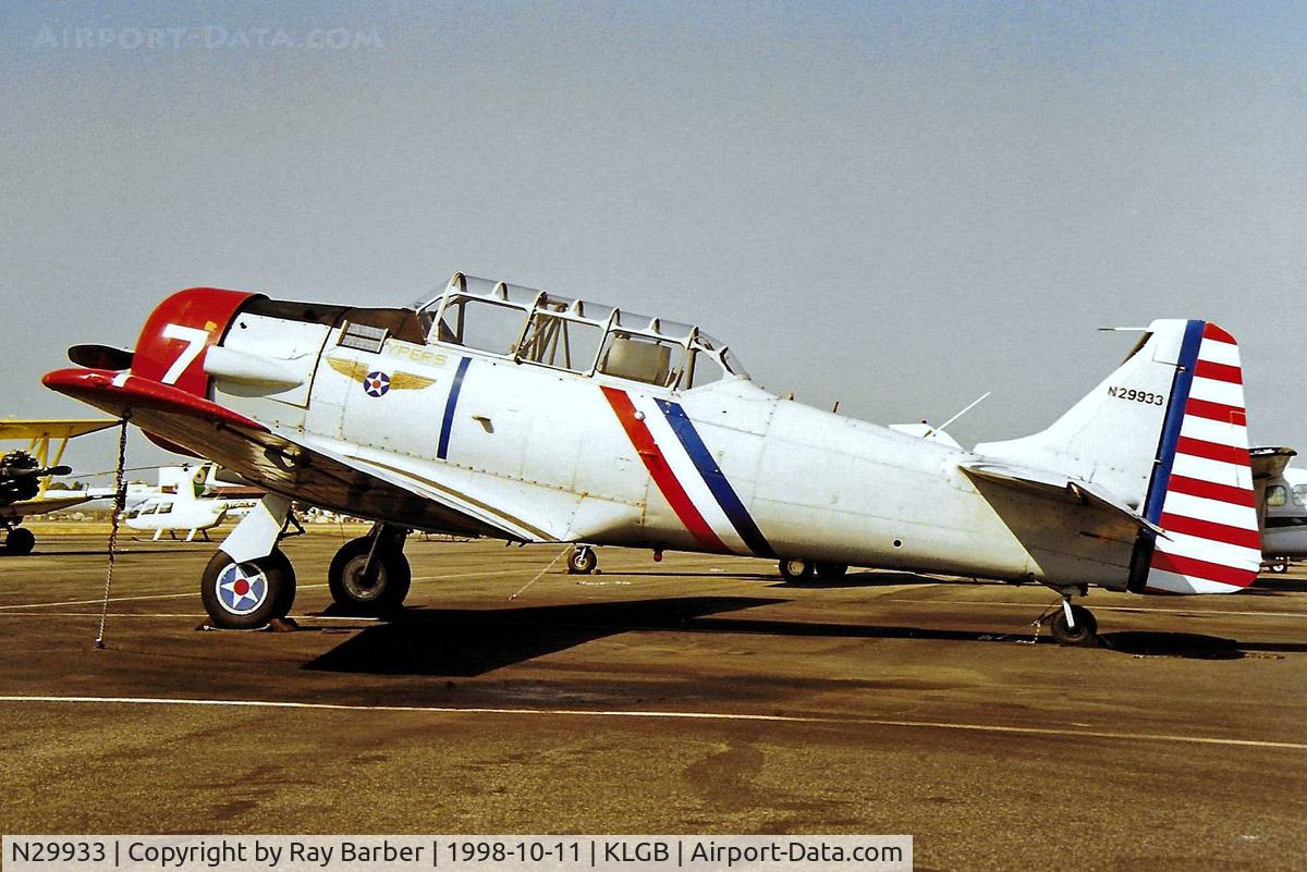 N29933, 1951 North American T-6G Texan C/N 168-395, North American T-6G Texan [168-395] Long Beach~N 11/10/1998