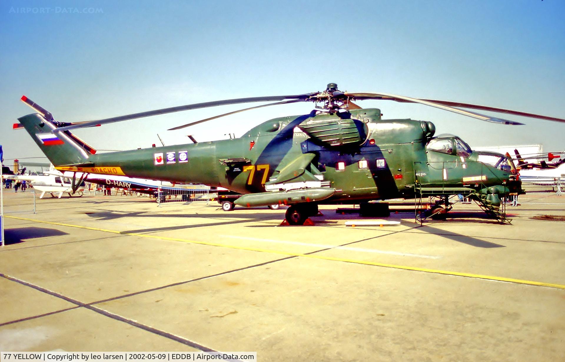 77 YELLOW, MIL Mi-35M C/N 19348, Berlin Air Show 9.5.02