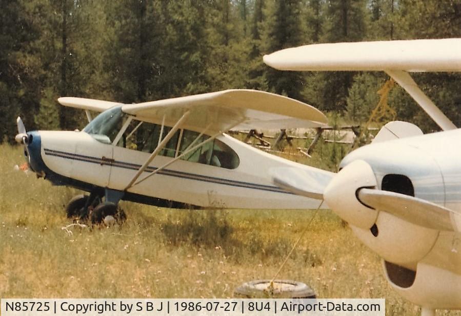 N85725, 1946 Aeronca 7BCM C/N 7AC-4472, 725 at Spotted Bear.