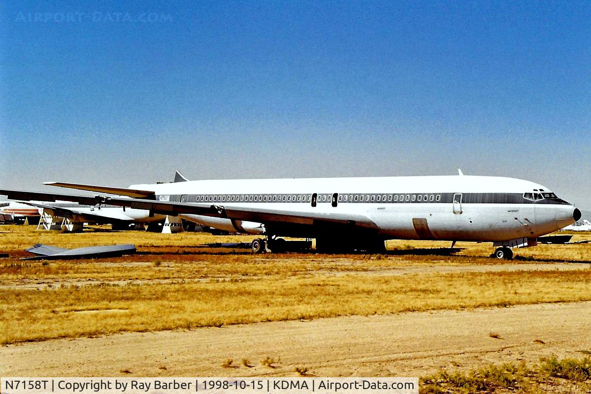 N7158T, 1969 Boeing 707-384B C/N 20036, Boeing 707-384B [20036] (AMARC) Davis Monthan AFB~N 15/10/1998