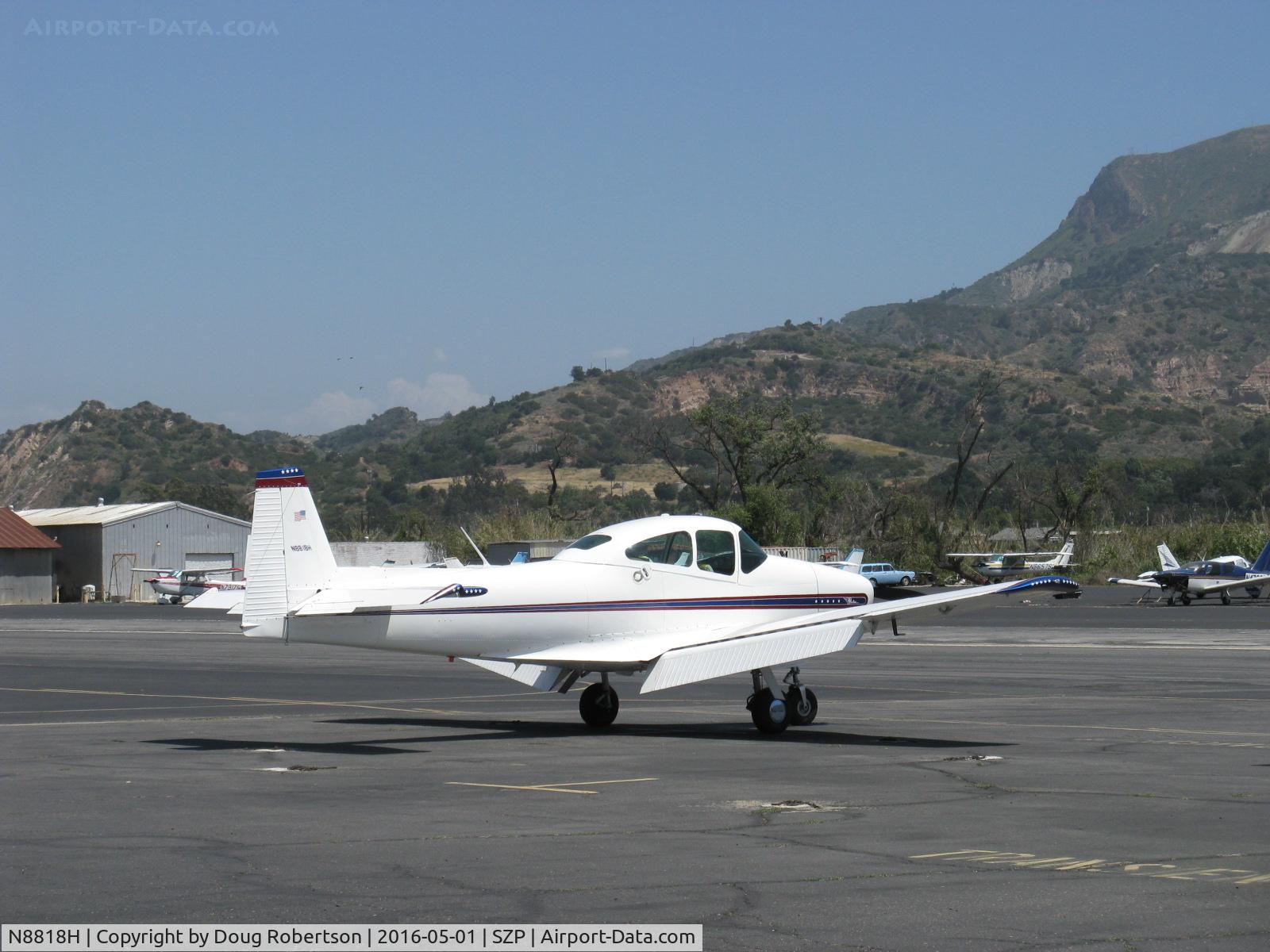 N8818H, 1947 North American Navion C/N NAV-4-818, 1947 North American NAVION, Continental E225 Upgrade, on transient ramp