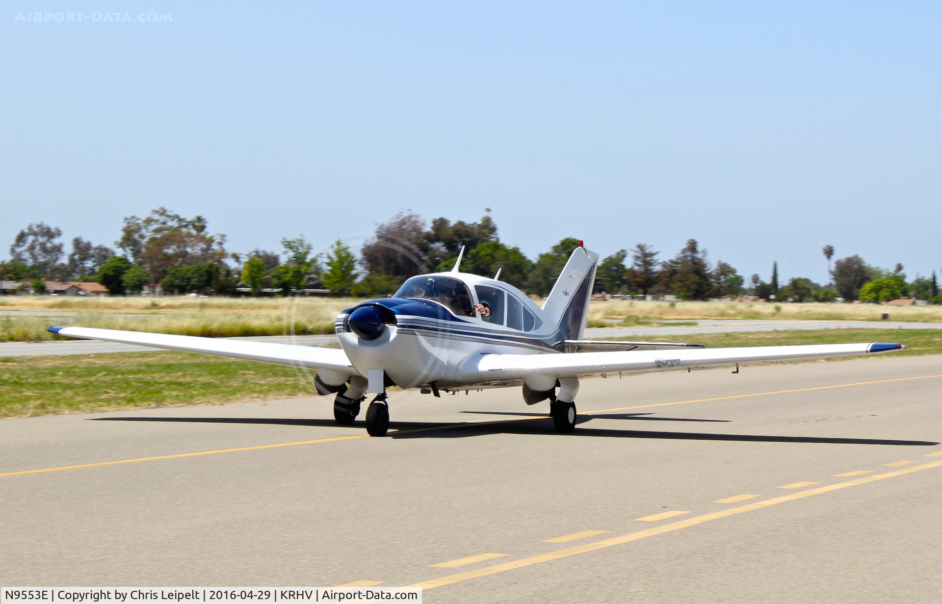 N9553E, 1976 Bellanca 17-30A Viking C/N 76-30830, Locally-based 1976 Bellanca Viking taxing back out for departure at Reid Hillview Airport, San Jose, CA.