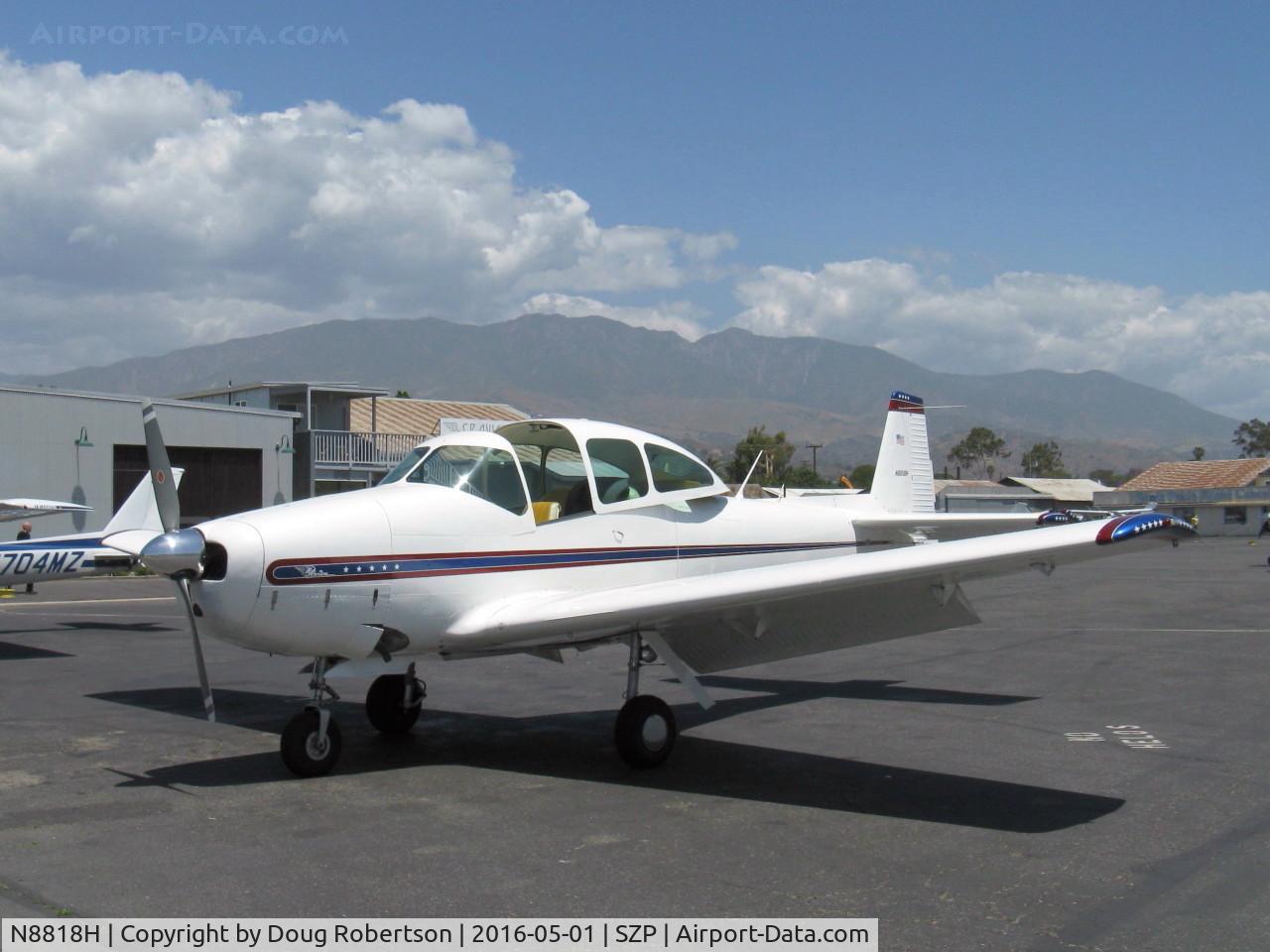 N8818H, 1947 North American Navion C/N NAV-4-818, 1947 North American NAVION, Continental E225 Upgrade, at Fuel Dock