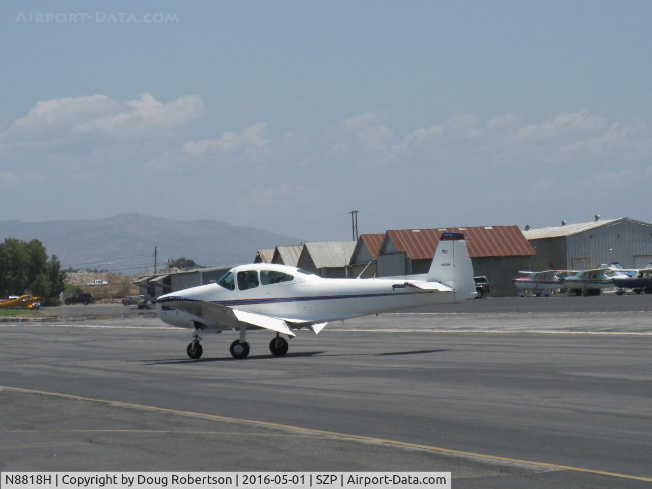 N8818H, 1947 North American Navion C/N NAV-4-818, 1947 North American NAVION, Continental E225 Upgrade, taxi off the active