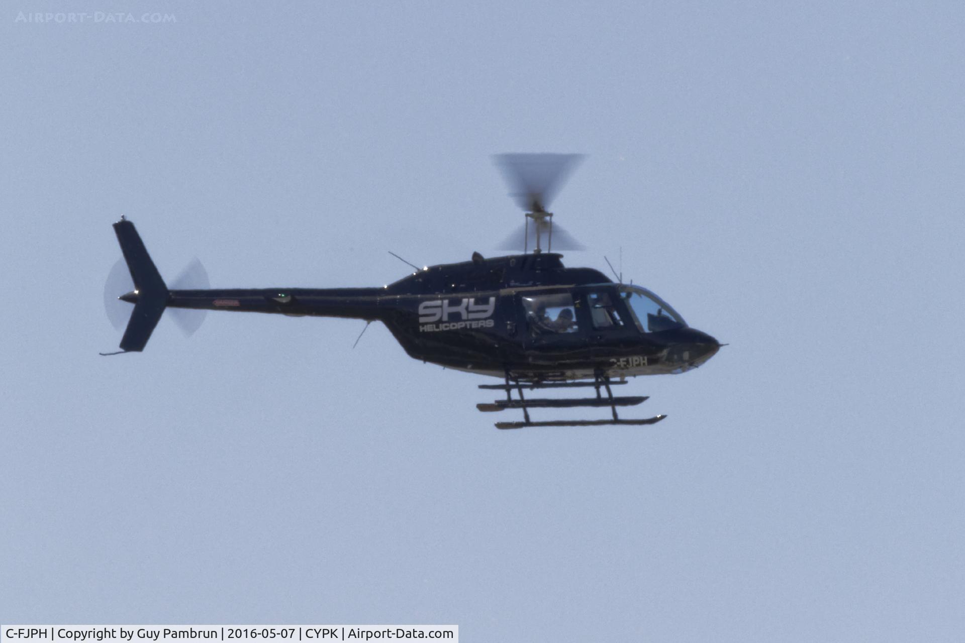 C-FJPH, Bell 206B JetRanger III C/N 2769, Landing