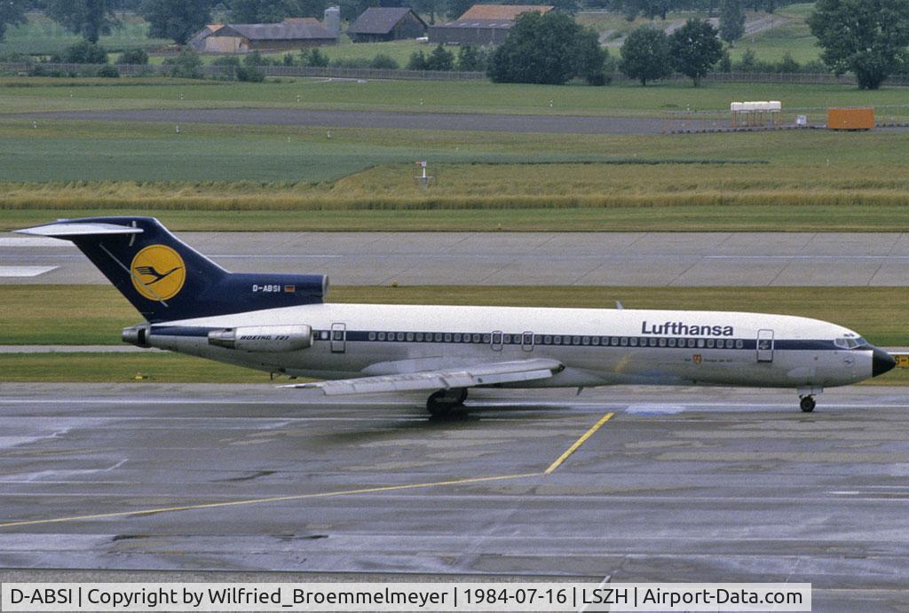 D-ABSI, 1974 Boeing 727-230 C/N 20789, Lufthansa
