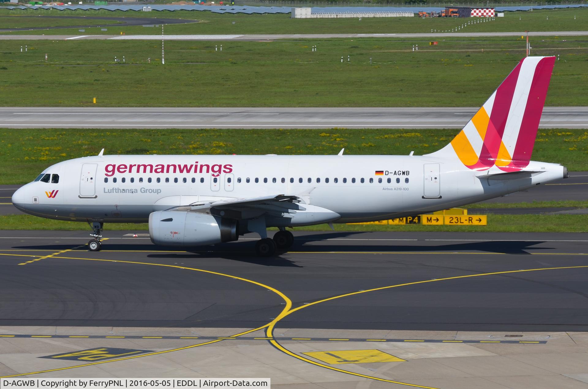D-AGWB, 2006 Airbus A319-111 C/N 2833, Germanwings A319 departing.