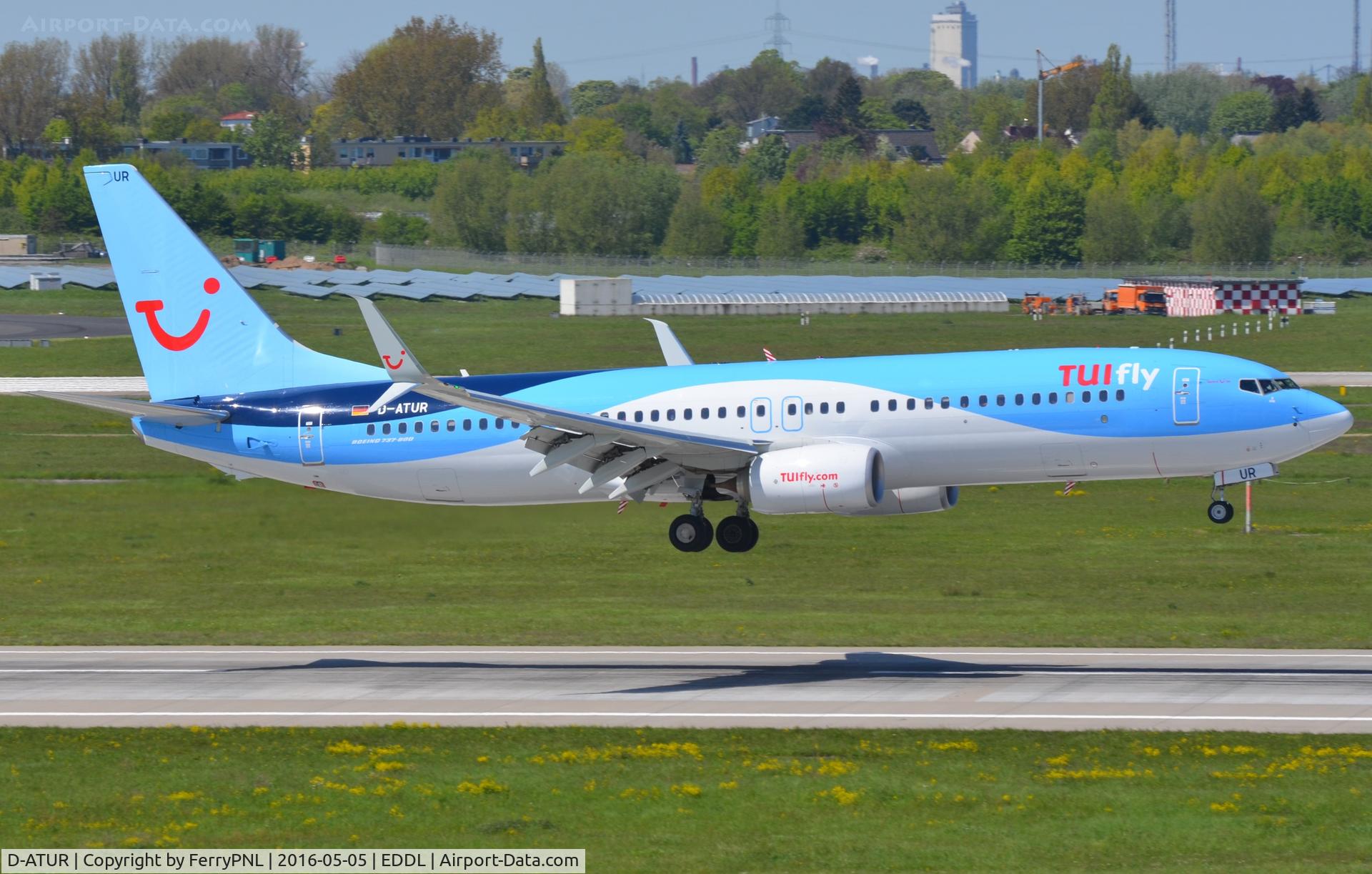 D-ATUR, 2015 Boeing 737-8K5 C/N 41664, TUI B738 landing