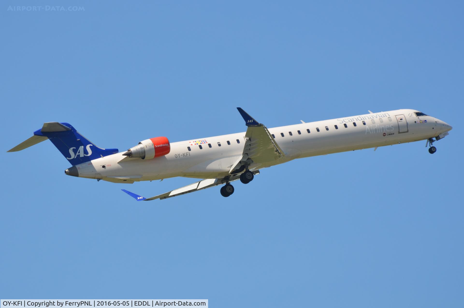 OY-KFI, 2009 Canadair CRJ-900ER (CL-600-2D24) C/N 15242, SAS CL900 aborted landing.