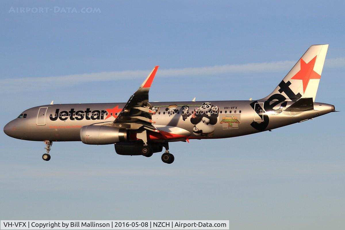 VH-VFX, 2013 Airbus A320-232 C/N 5871, KUNG FU PANDS