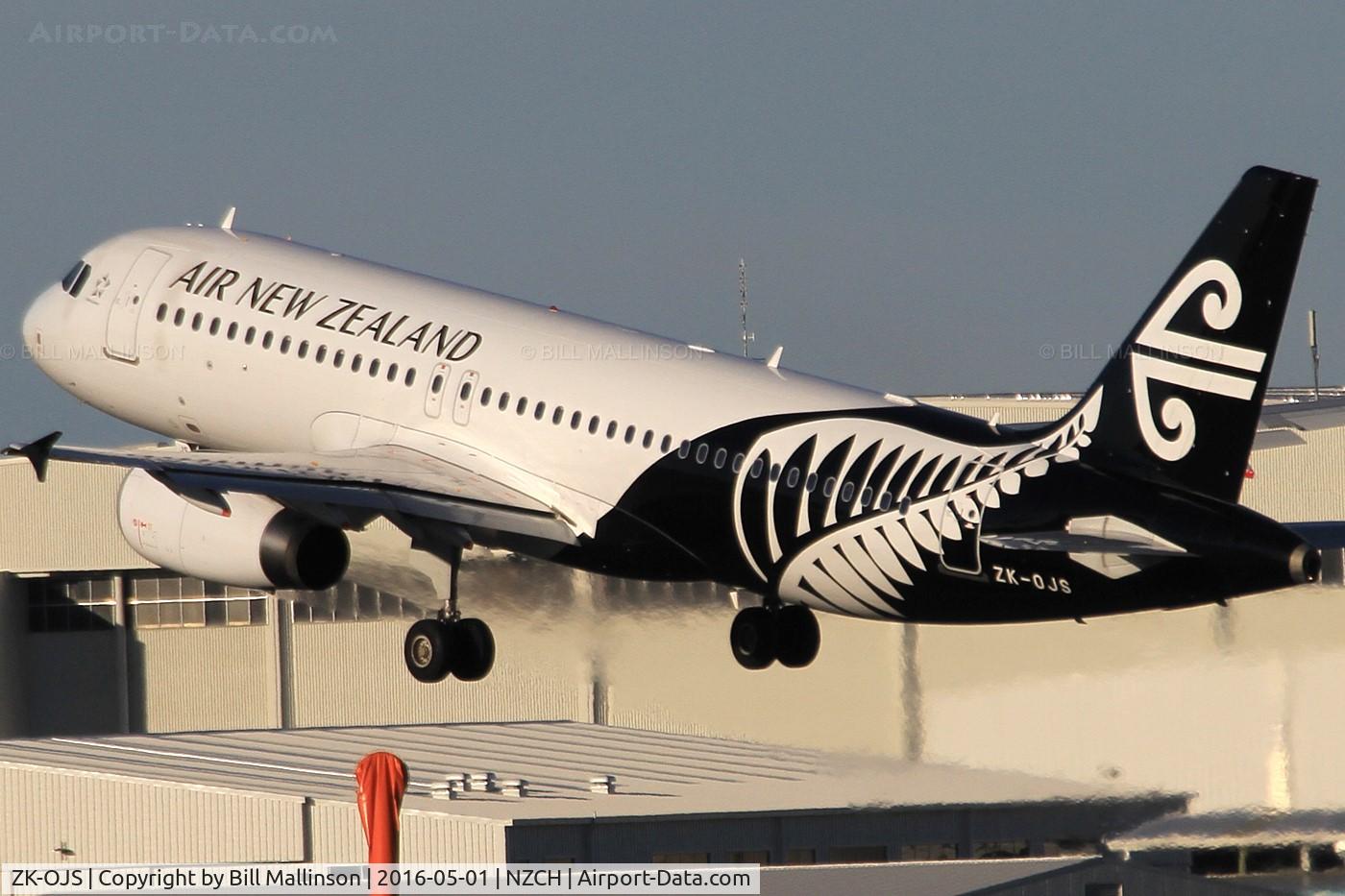 ZK-OJS, 2011 Airbus A320-232 C/N 4926, away from 02