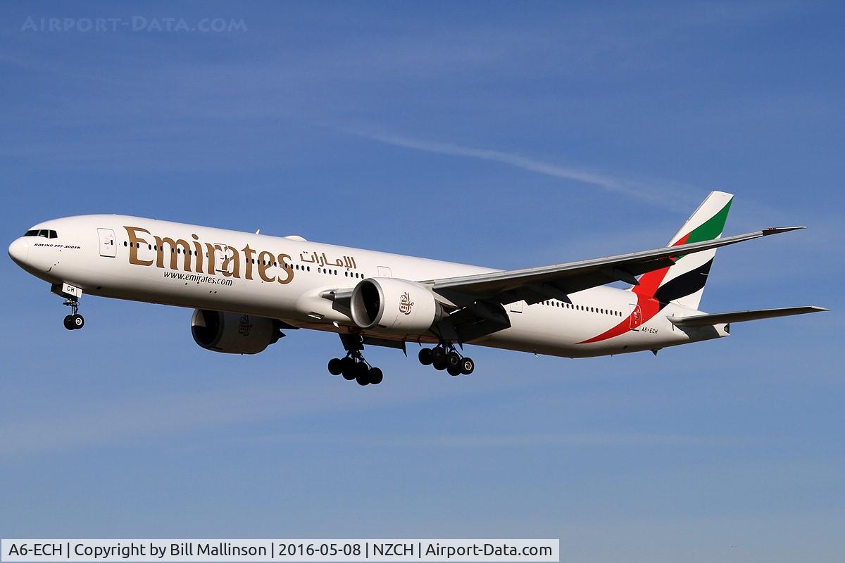 A6-ECH, 2008 Boeing 777-31H/ER C/N 35581, as EK418 from SYD