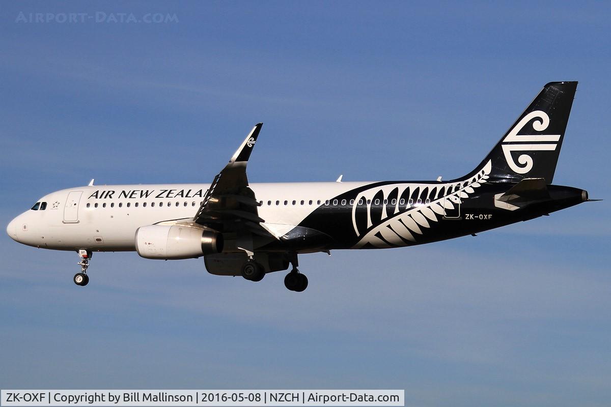 ZK-OXF, 2014 Airbus A320-232 C/N 6182, NZ527 from AKL