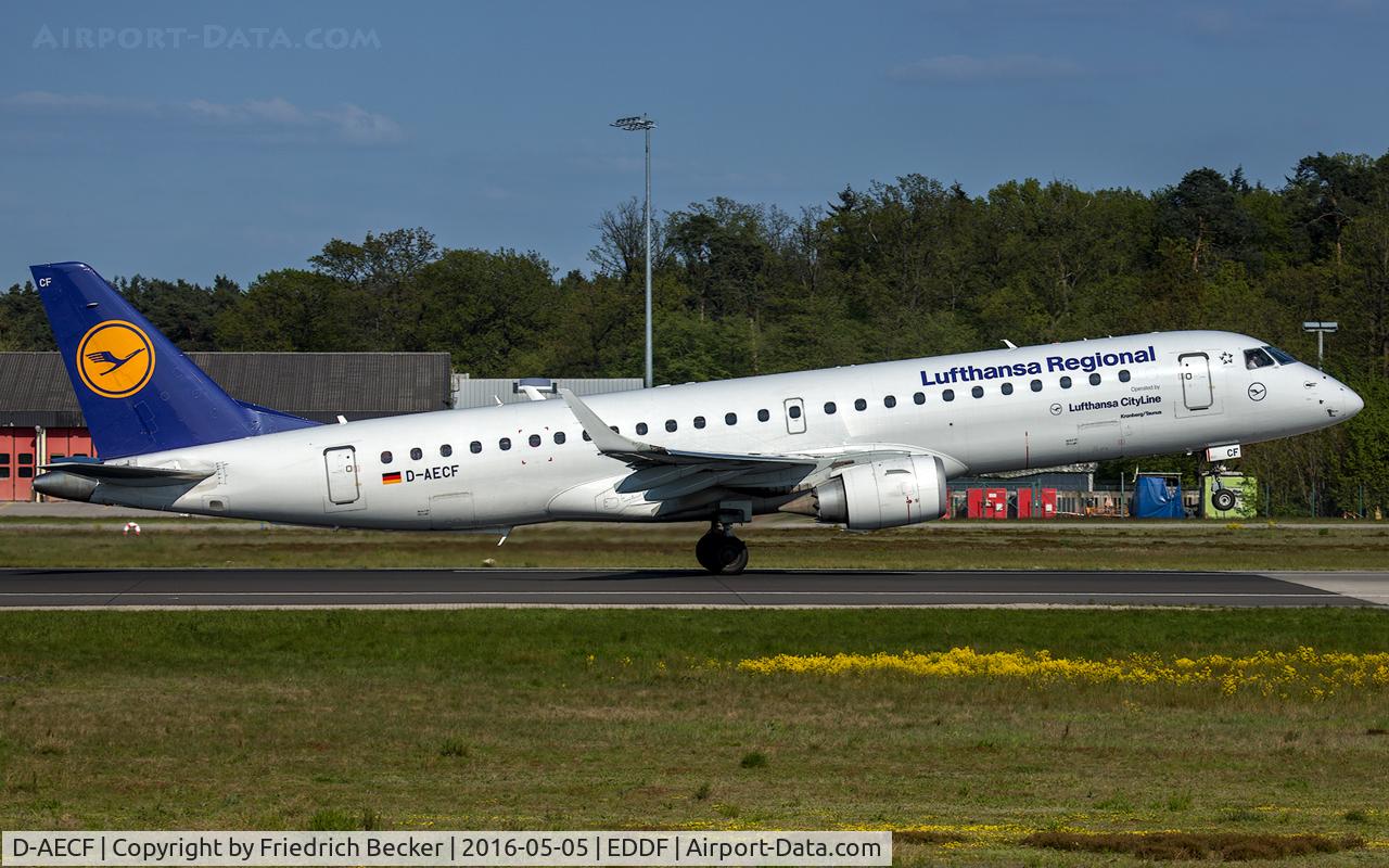 D-AECF, 2010 Embraer 190LR (ERJ-190-100LR) C/N 19000359, departure via RW18W