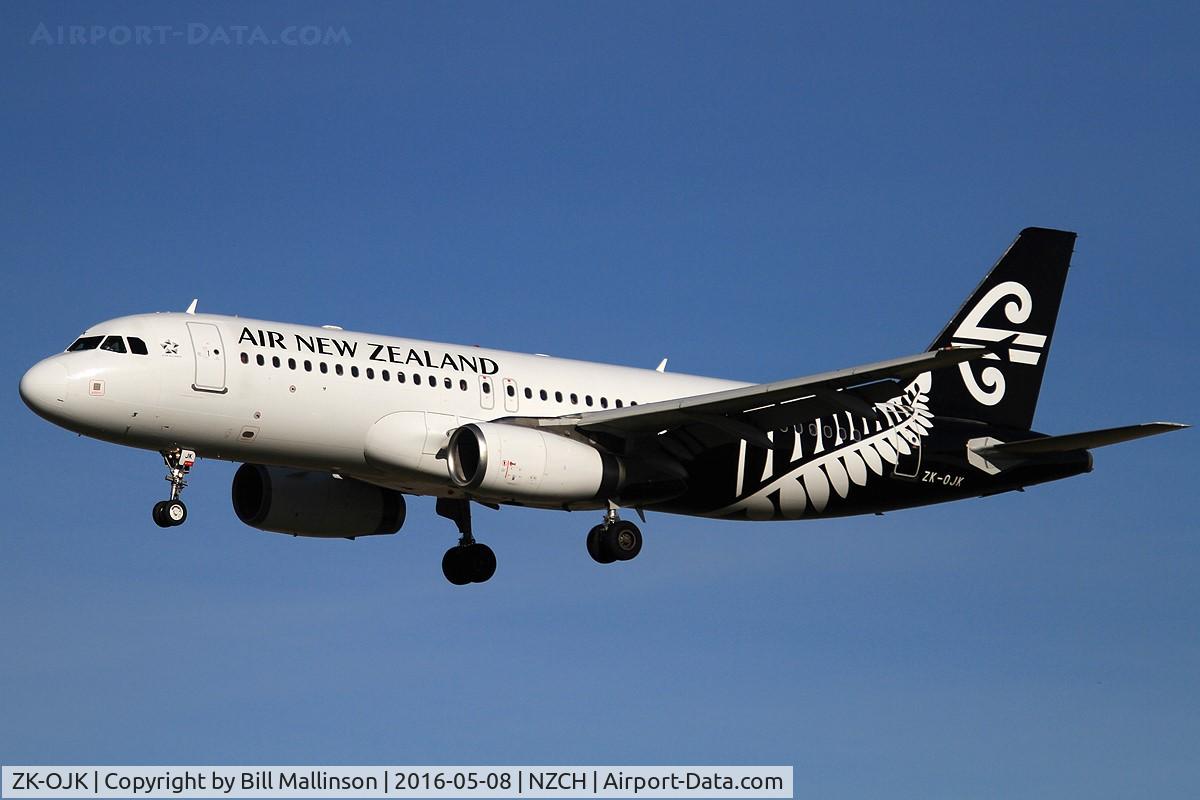 ZK-OJK, Airbus A320-232 C/N 2445, NZ898 from MEL