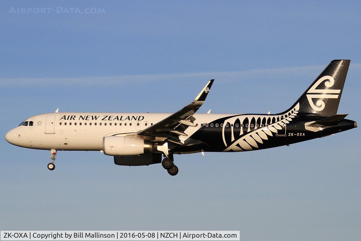ZK-OXA, 2013 Airbus A320-232 C/N 5269, NZ523 from AKL