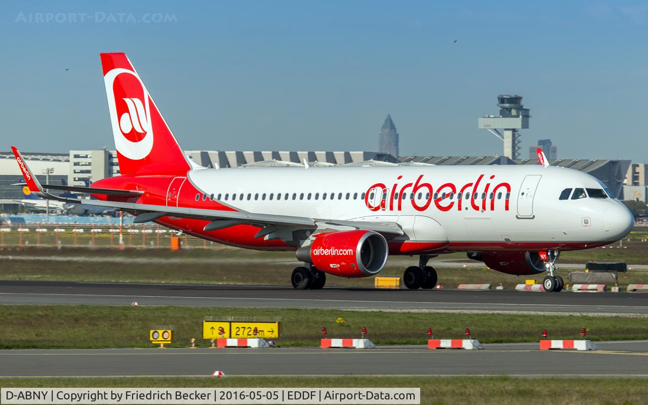 D-ABNY, 2016 Airbus A320-214 C/N 6966, departure via RW18W