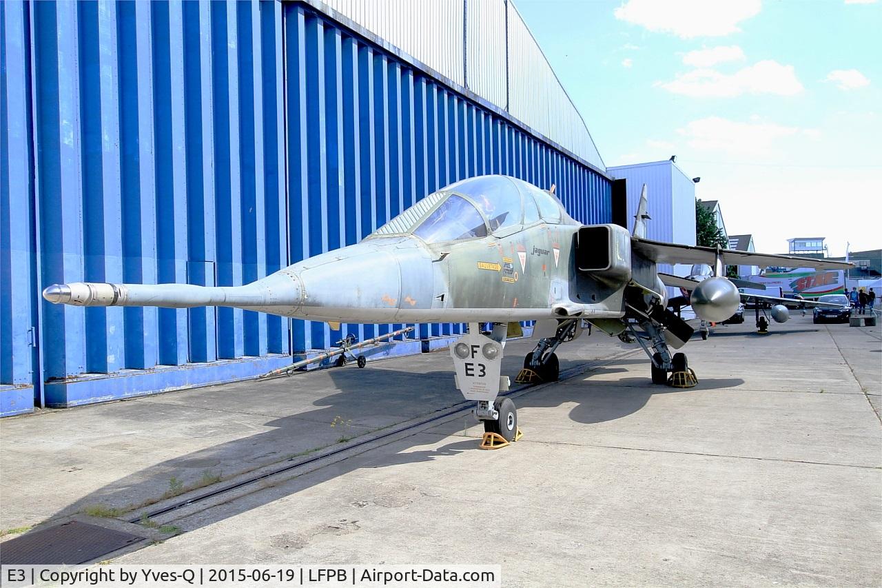E3, Sepecat Jaguar E C/N E3, Sepecat Jaguar E, Static Display, Air & Space Museum Paris-Le Bourget (LFPB)