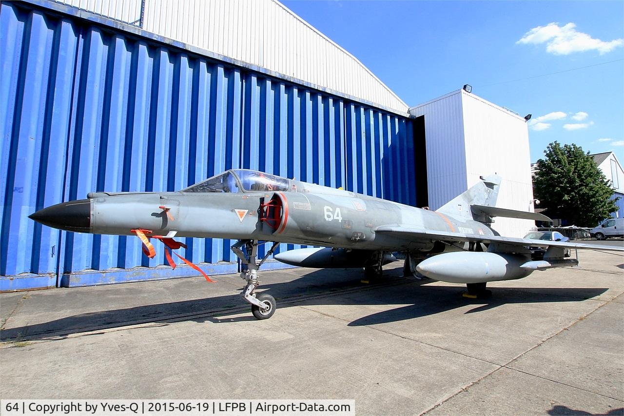 64, Dassault Super Etendard C/N 78, Dassault Super Etendard, Preserved at Air & Space Museum Paris-Le Bourget (LFPB)