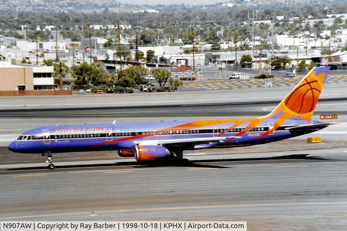 N907AW, 1987 Boeing 757-225 C/N 22691, Boeing 757-225 [22691] (America West Airlines) Phoenix-Sky Harbor Int'l~N 18/10/1998