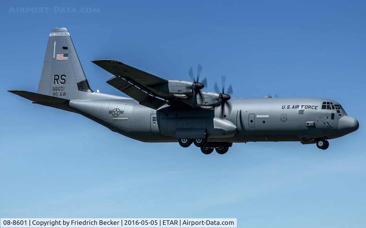08-8601, 2008 Lockheed Martin C-130J-30 Super Hercules C/N 382-5609, on final RW09