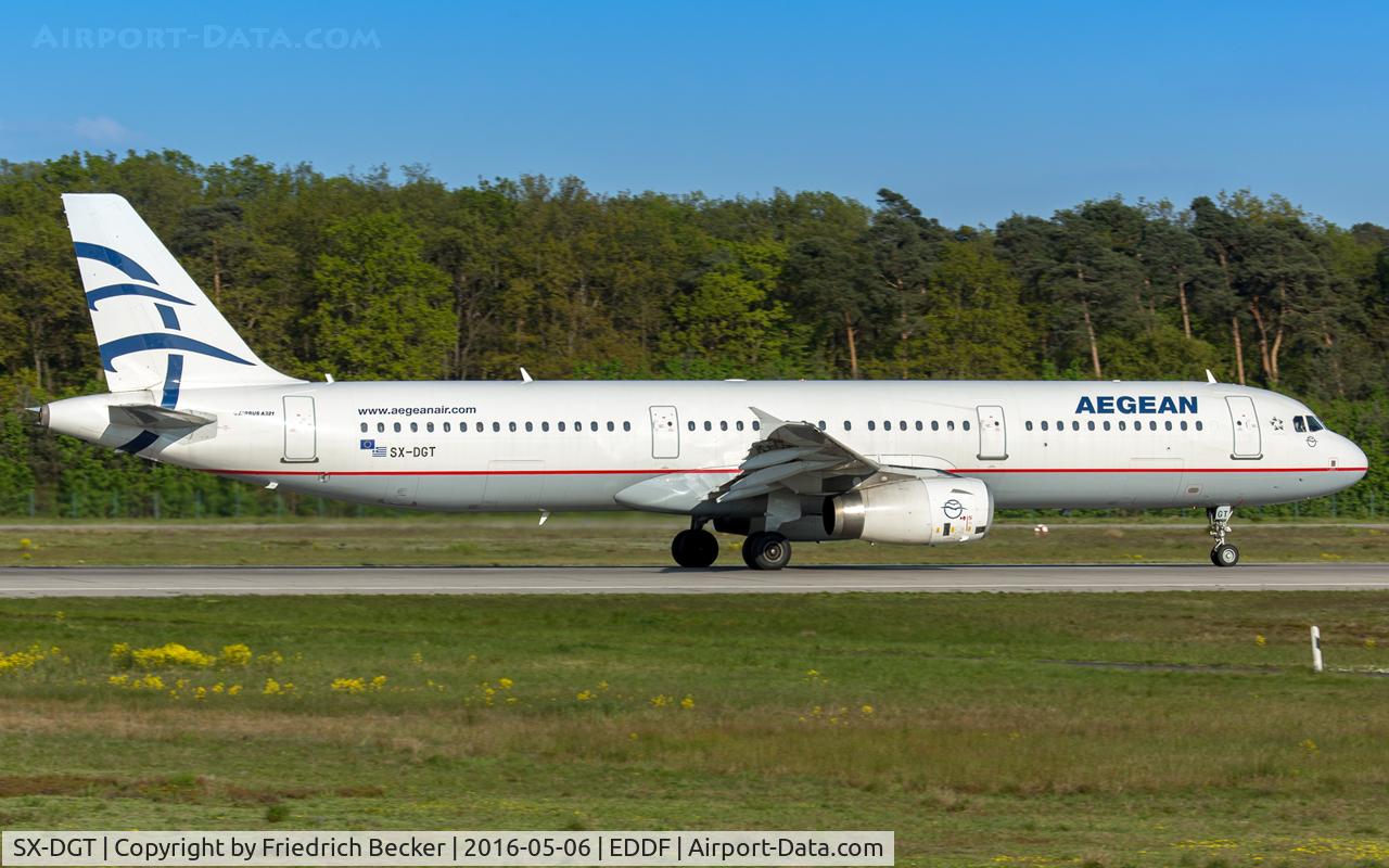 SX-DGT, 2001 Airbus A321-231 C/N 1433, departure via RW18W