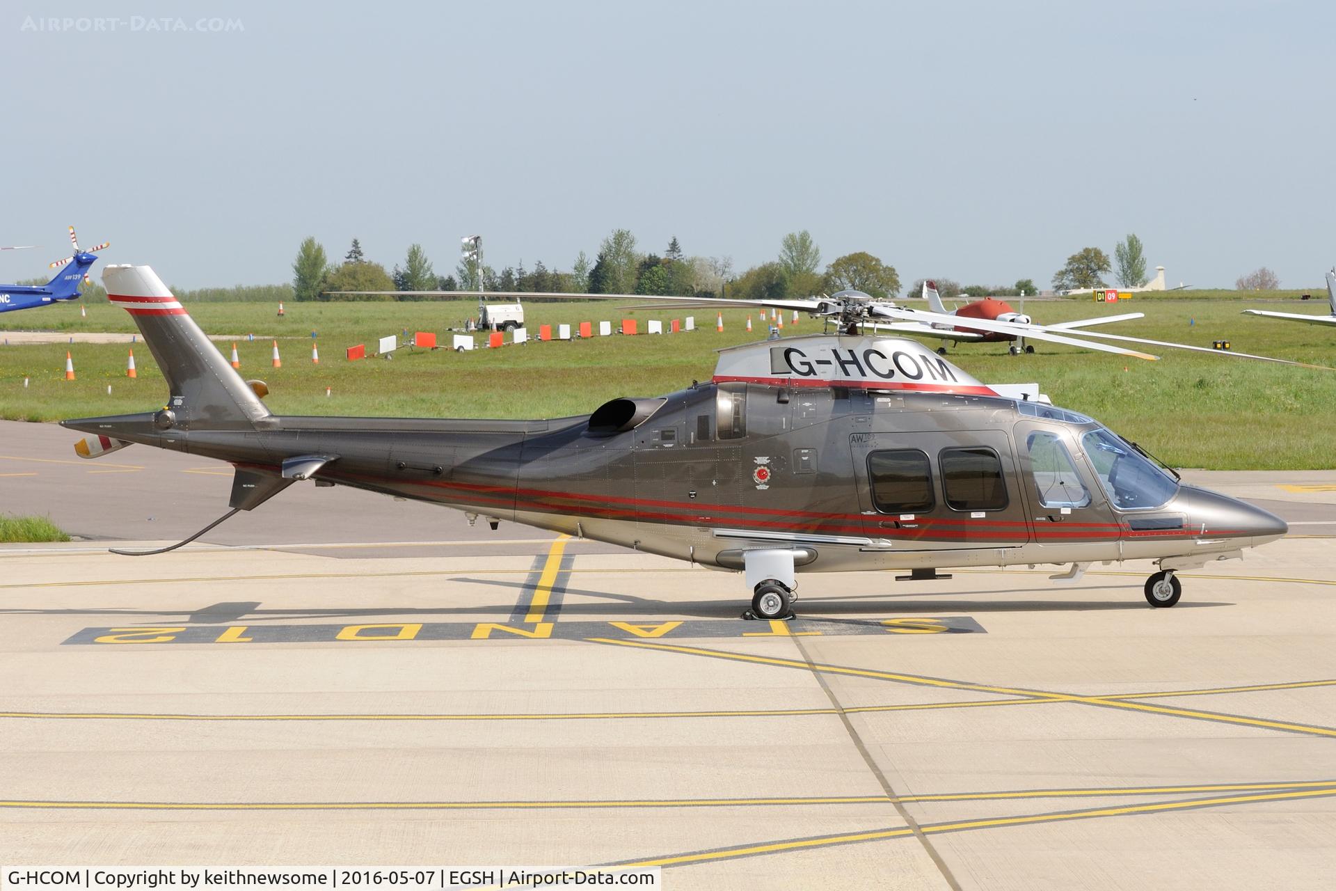 G-HCOM, 2015 AgustaWestland AW-109SP GrandNew C/N 22336, Nice Visitor.