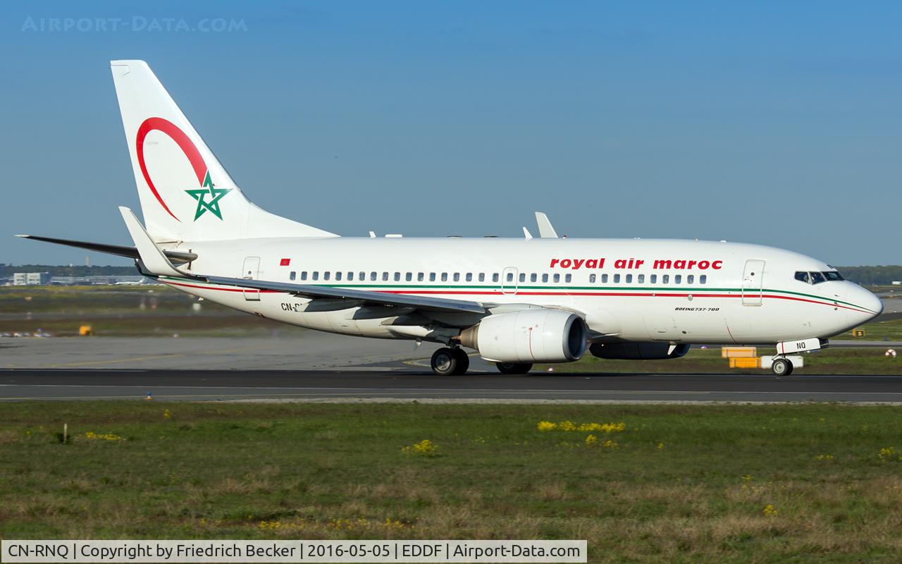 CN-RNQ, 2000 Boeing 737-7B6 C/N 28985, departure via RW18W