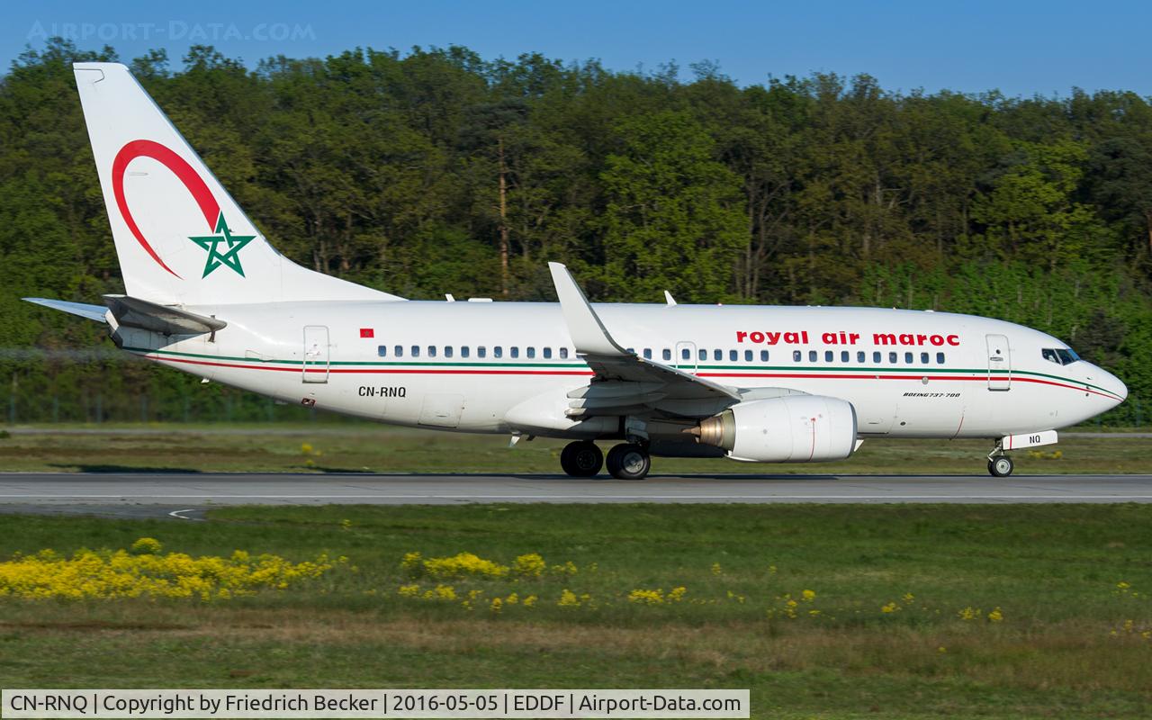 CN-RNQ, 2000 Boeing 737-7B6 C/N 28985, departure via RW18W