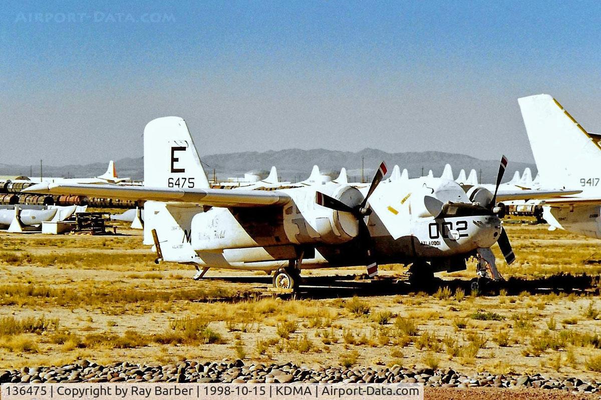 136475, Grumman S-2A Tracker C/N G-384, Grumman S-2A Tracker [384] (Ex United States Navy) Davis Monthan AFB~N 15/10/1998