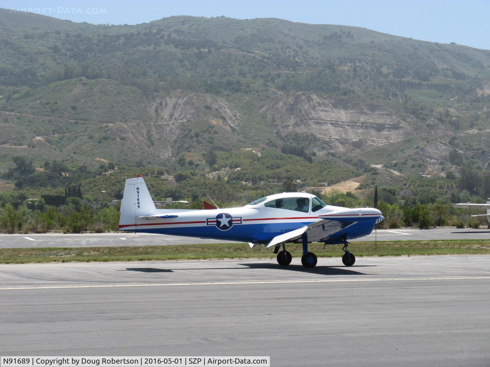 N91689, 1946 North American Navion (NA-145) C/N NAV-4-431, 1946 North American NAVION, Continental E225 Upgrade, landing roll Rwy 22, Young Eagles flight