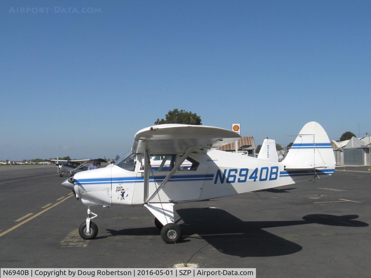N6940B, 1956 Piper PA-22-150 Tri-Pacer C/N 22-4219, 1956 Piper PA-22-150 TRI-PACER, Lycoming O-320 150 Hp