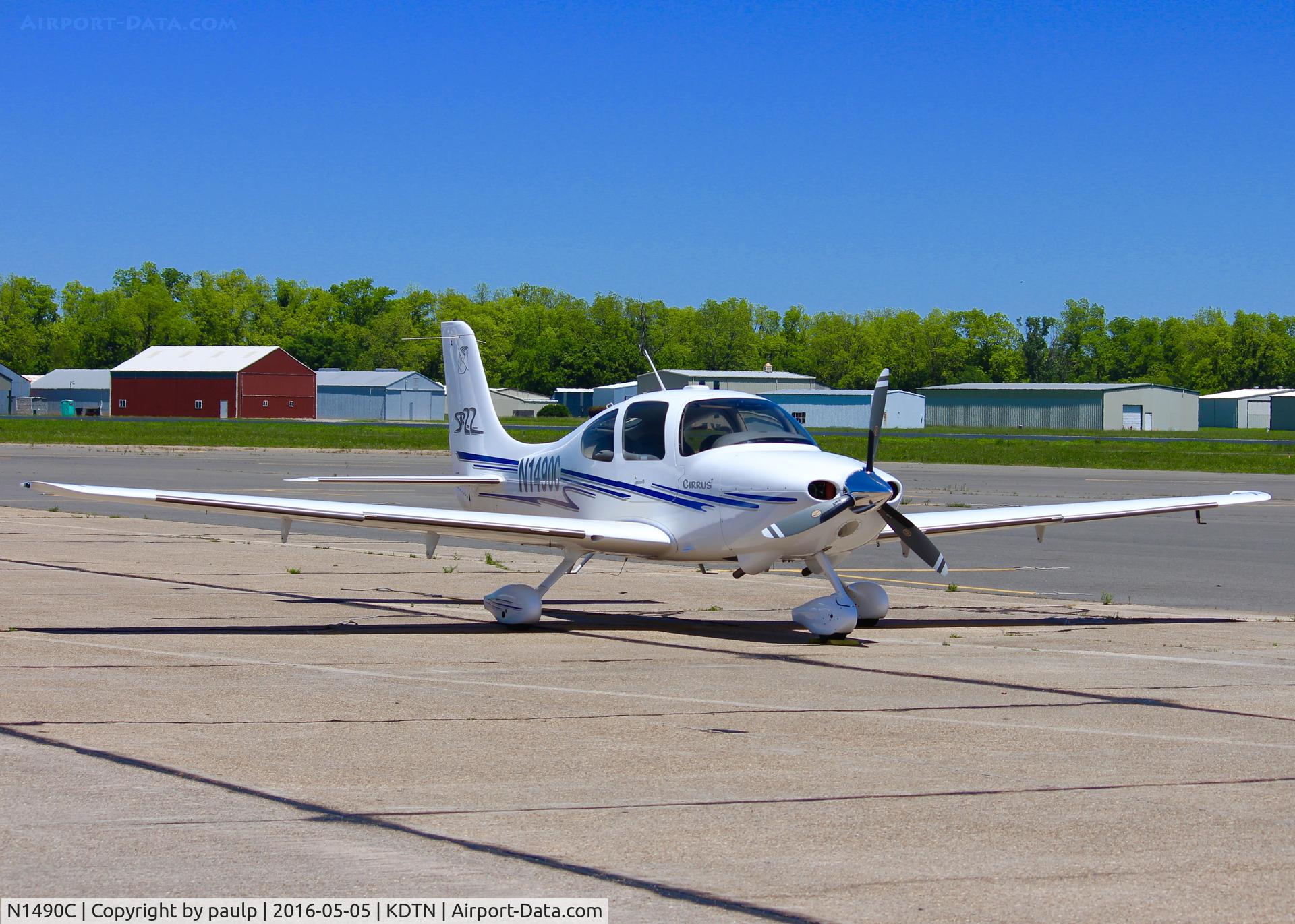 N1490C, 2003 Cirrus SR22 C/N 0507, At Downtown Shreveport.