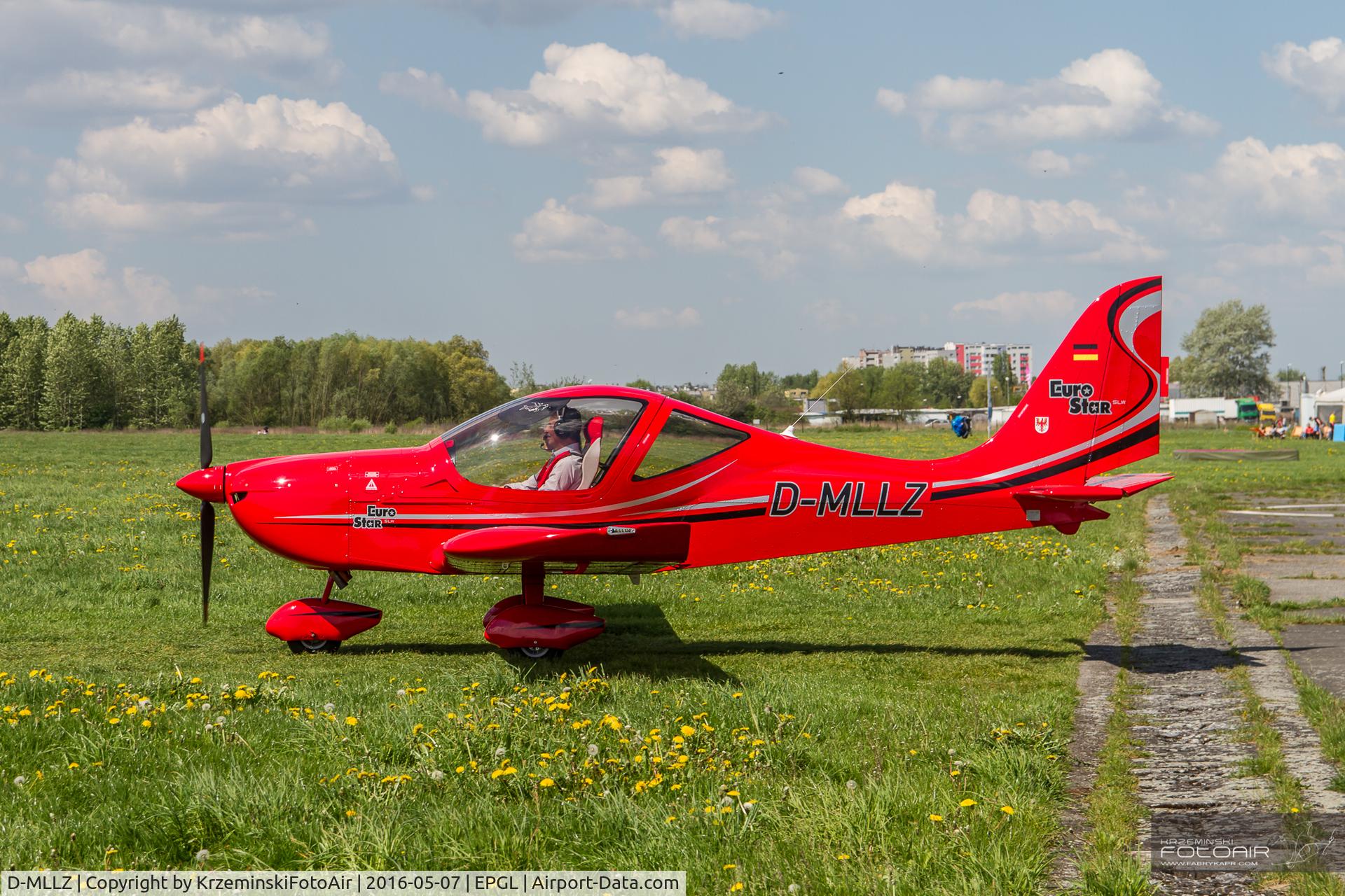 D-MLLZ, 2009 Evektor EV-97 Eurostar C/N 2009-3721, visit at Gliwice (Poland)