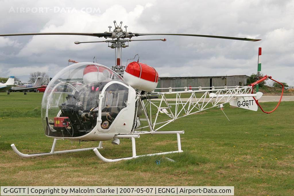 G-GGTT, 1970 Agusta AB-47G-4A C/N 2538, Agusta Bell 47G-4A. At Bagby Airfield's May Fly-In, May 7th 2007.