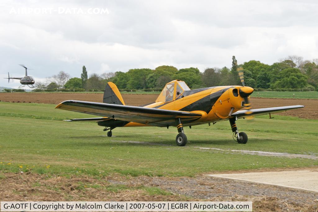 G-AOTF, 1950 De Havilland DHC-1 Chipmunk 23 (Lycoming) C/N C1/0015, De Havilland DHC-1 Chipmunk 23 at Bagby Airfield's May Fly-In in 2007.