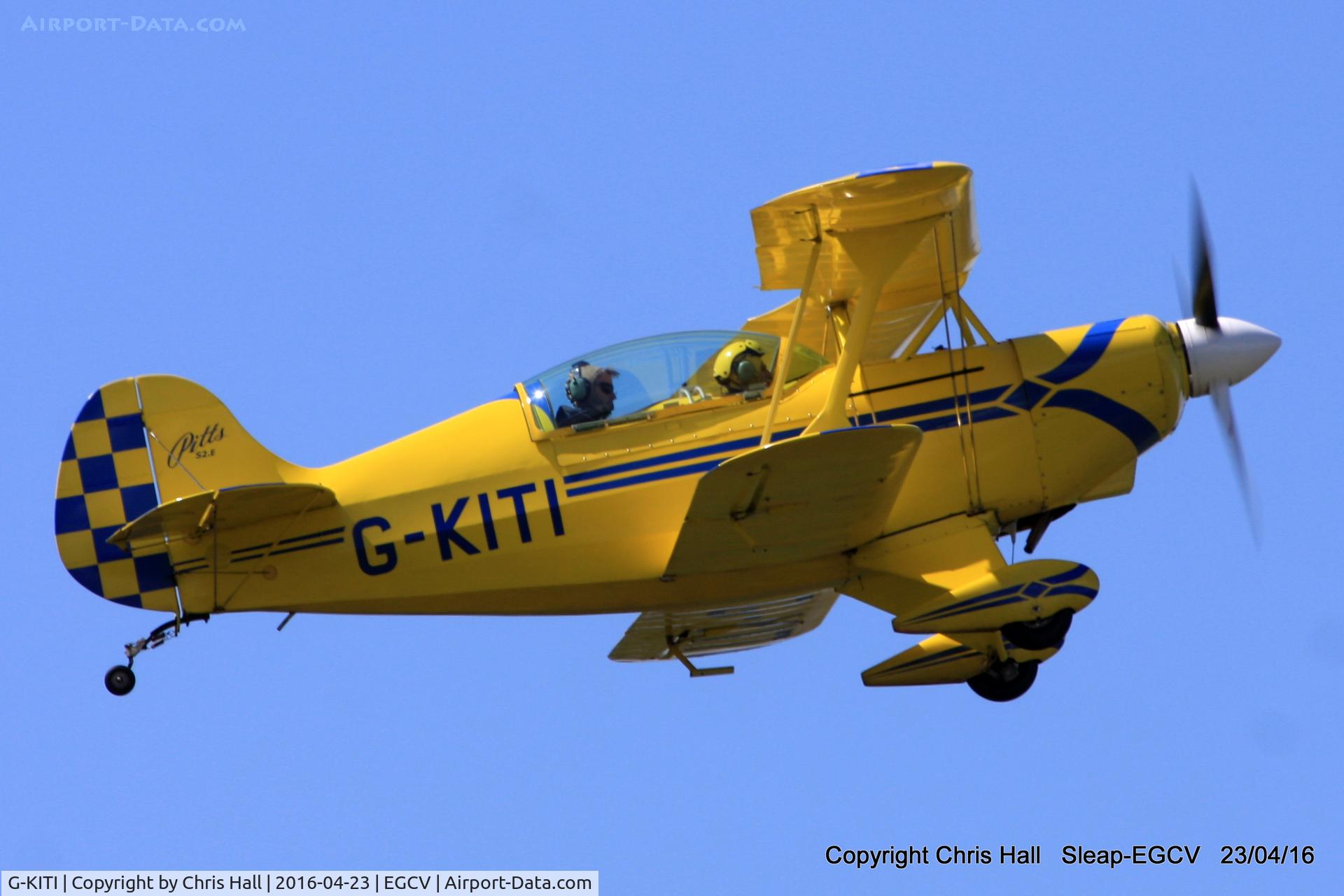 G-KITI, 1982 Pitts S-2E Special C/N 002, at Sleap