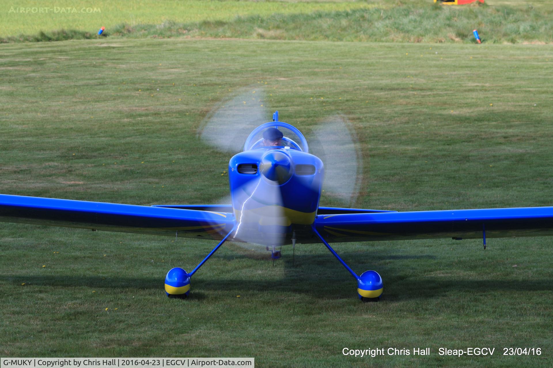 G-MUKY, 2010 Vans RV- 8 C/N LAA-303-14998, at Sleap