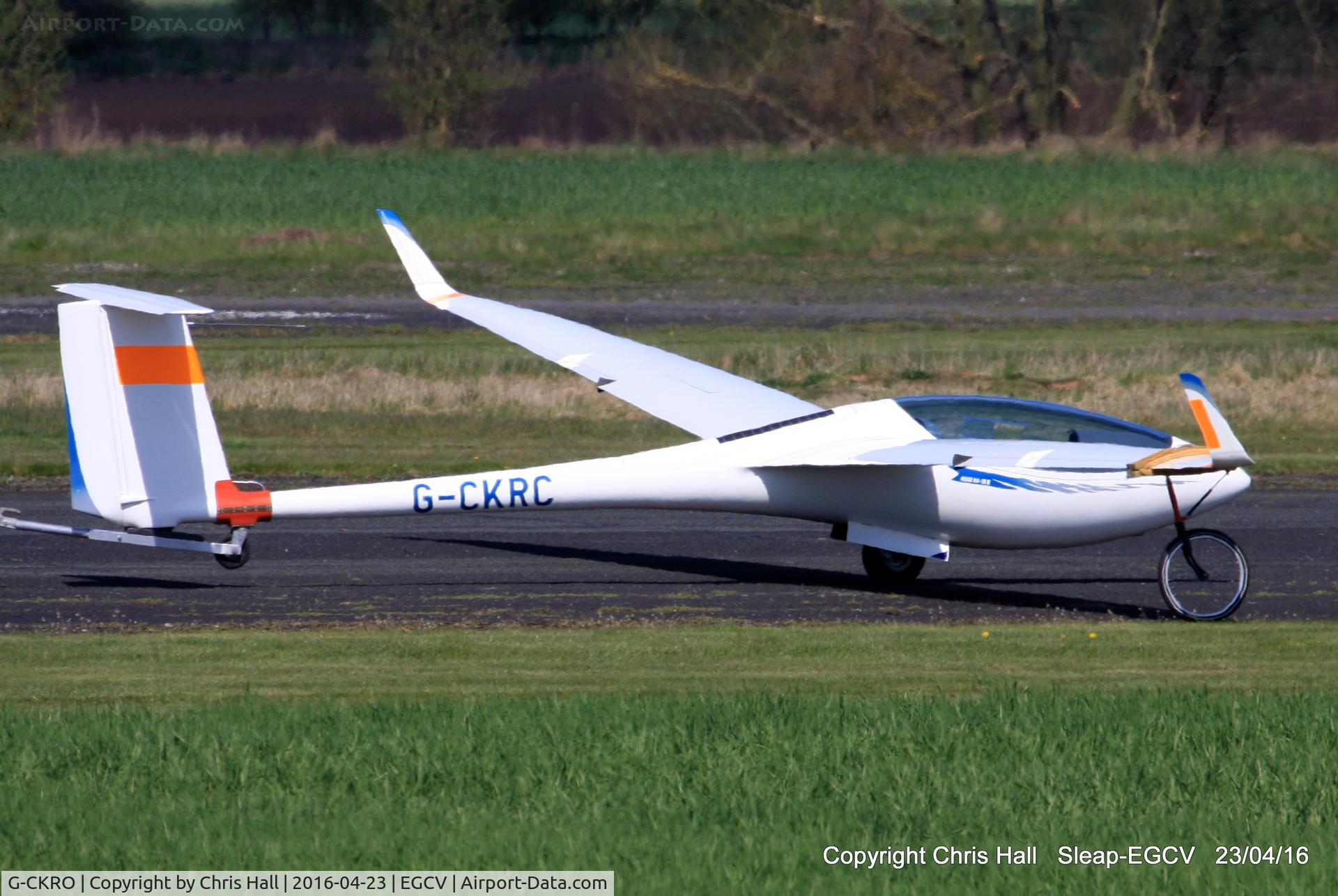 G-CKRO, 2008 Schempp-Hirth Duo Discus T C/N 185, at Sleap