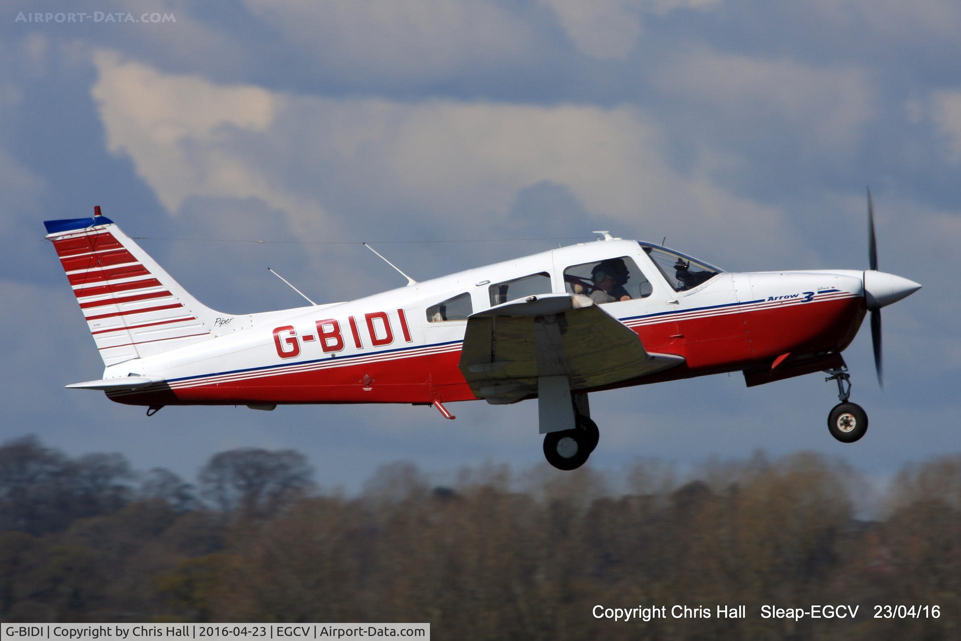 G-BIDI, 1978 Piper PA-28R-201 Cherokee Arrow III C/N 28R-7837135, at Sleap