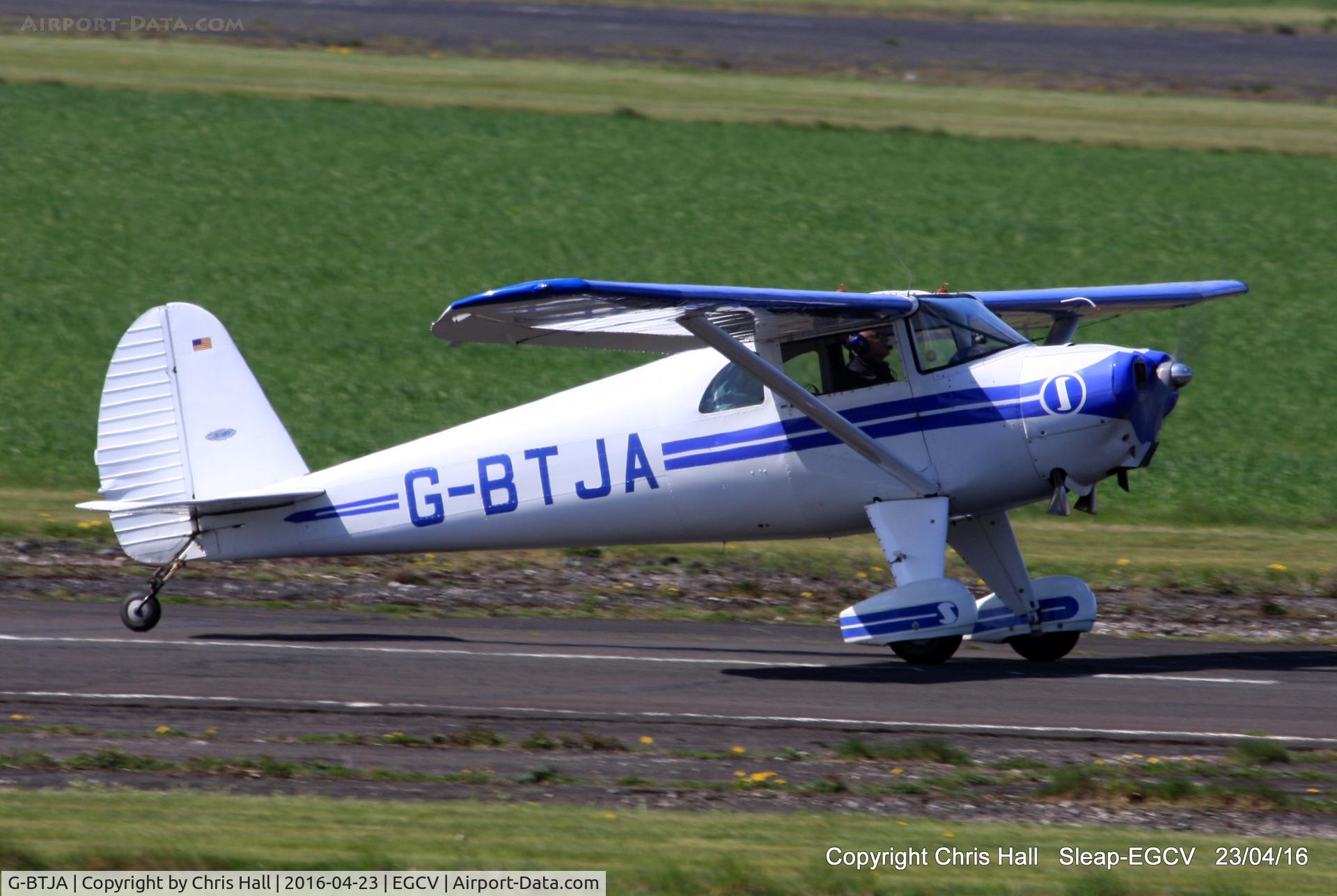 G-BTJA, 1947 Luscombe 8E Silvaire C/N 5037, at Sleap