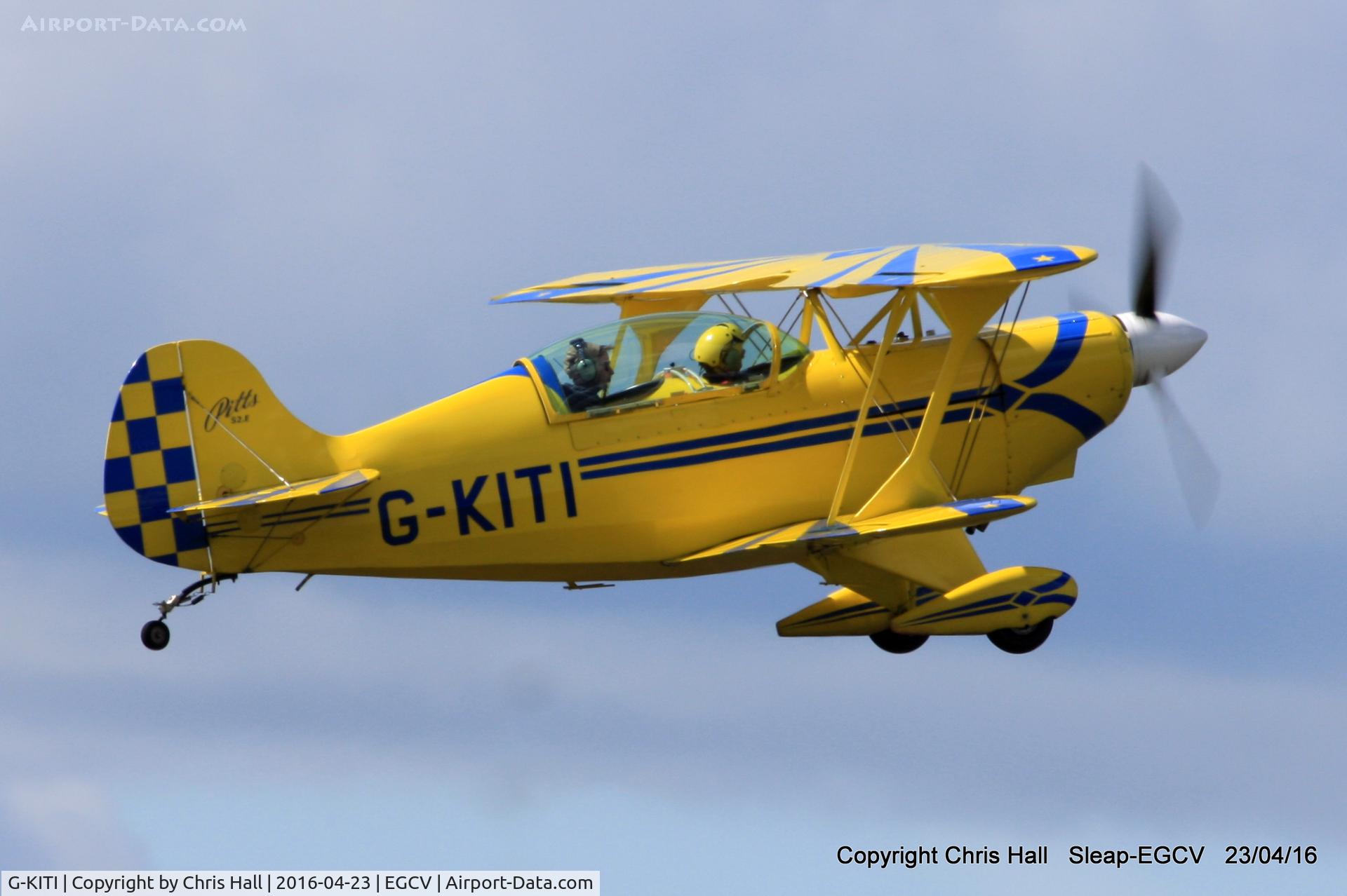 G-KITI, 1982 Pitts S-2E Special C/N 002, at Sleap